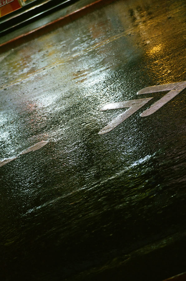 Photography: Asphalt shimmer – Shot on Fuji Superia X-TRA 400 at EI 400 (35mm format)