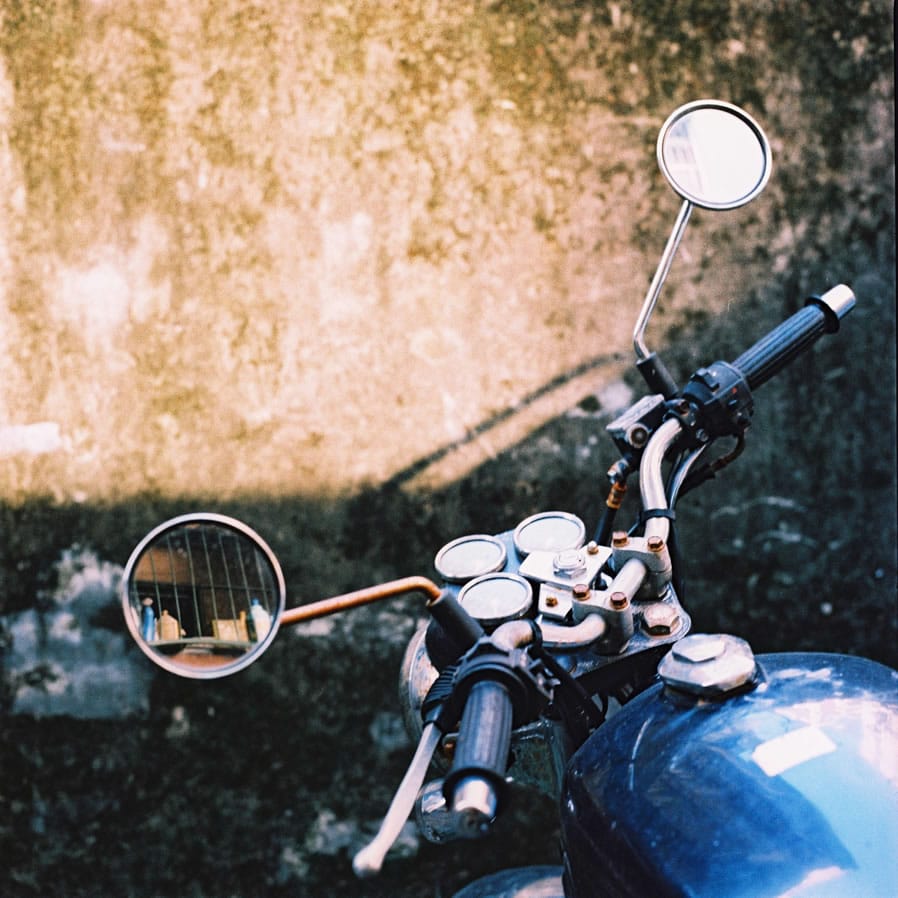 Photography: Objects in the mirror may… – Fuji Provia 400X (RXP 400)