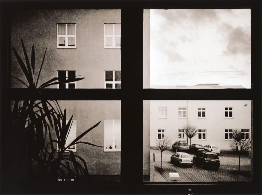 Office window (darkroom print scan)