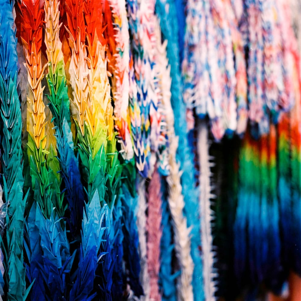 Photography: 100,000 paper cranes – Kodak Vericolor III VPS 6006 (120)