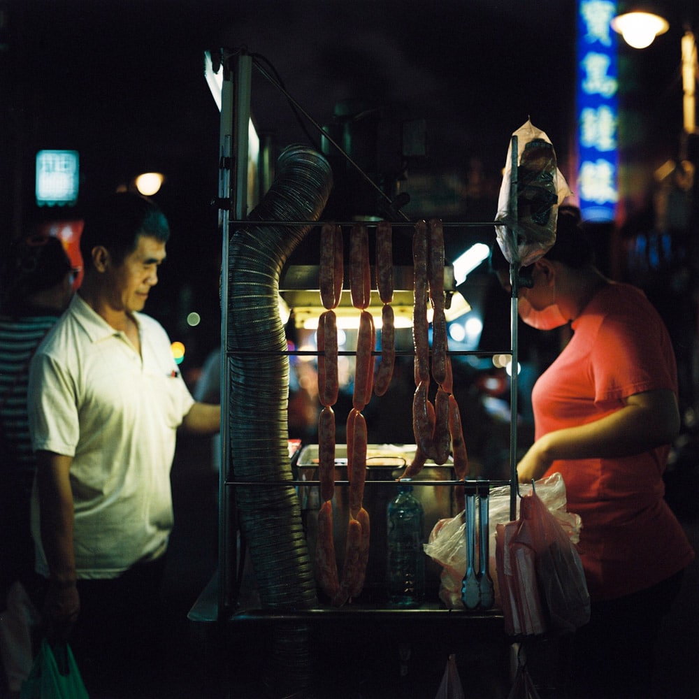 Strung up - Shot on Lomography Color Negative 400 at EI 800. Color negative film in 120 format shot as 6x6. Push processed one stop.