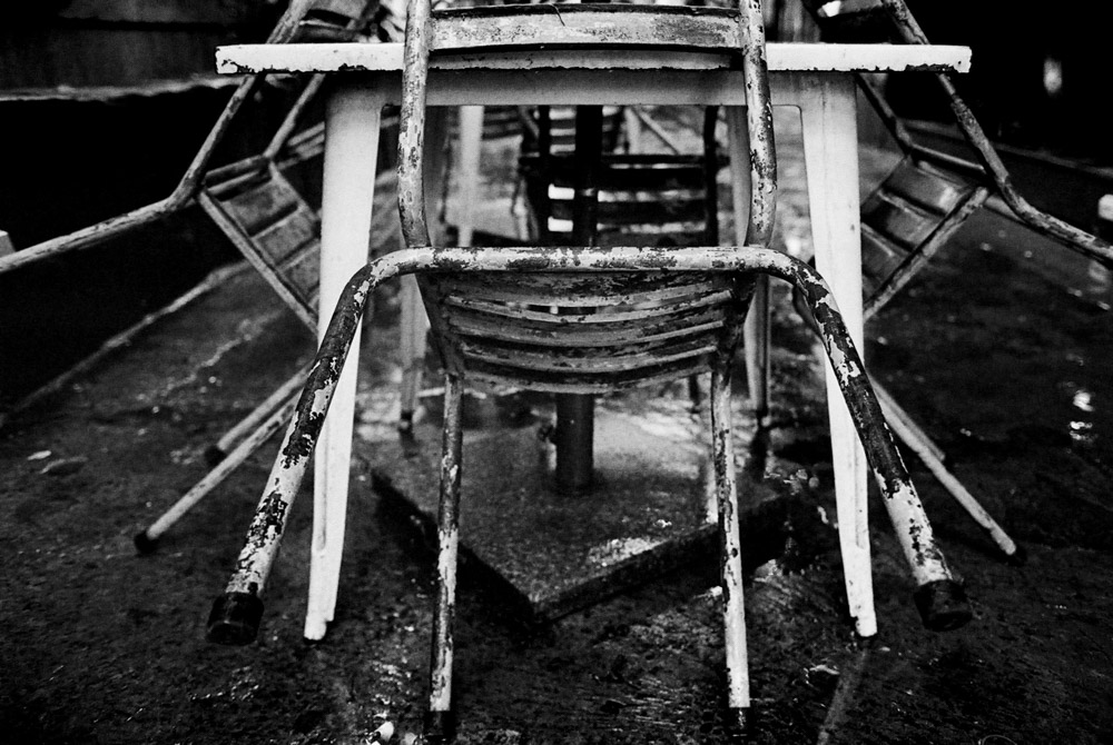 Ready for the rain - Shot on Kodak Tri-X 400 at EI 400. Black and white negative film in 35mm format.