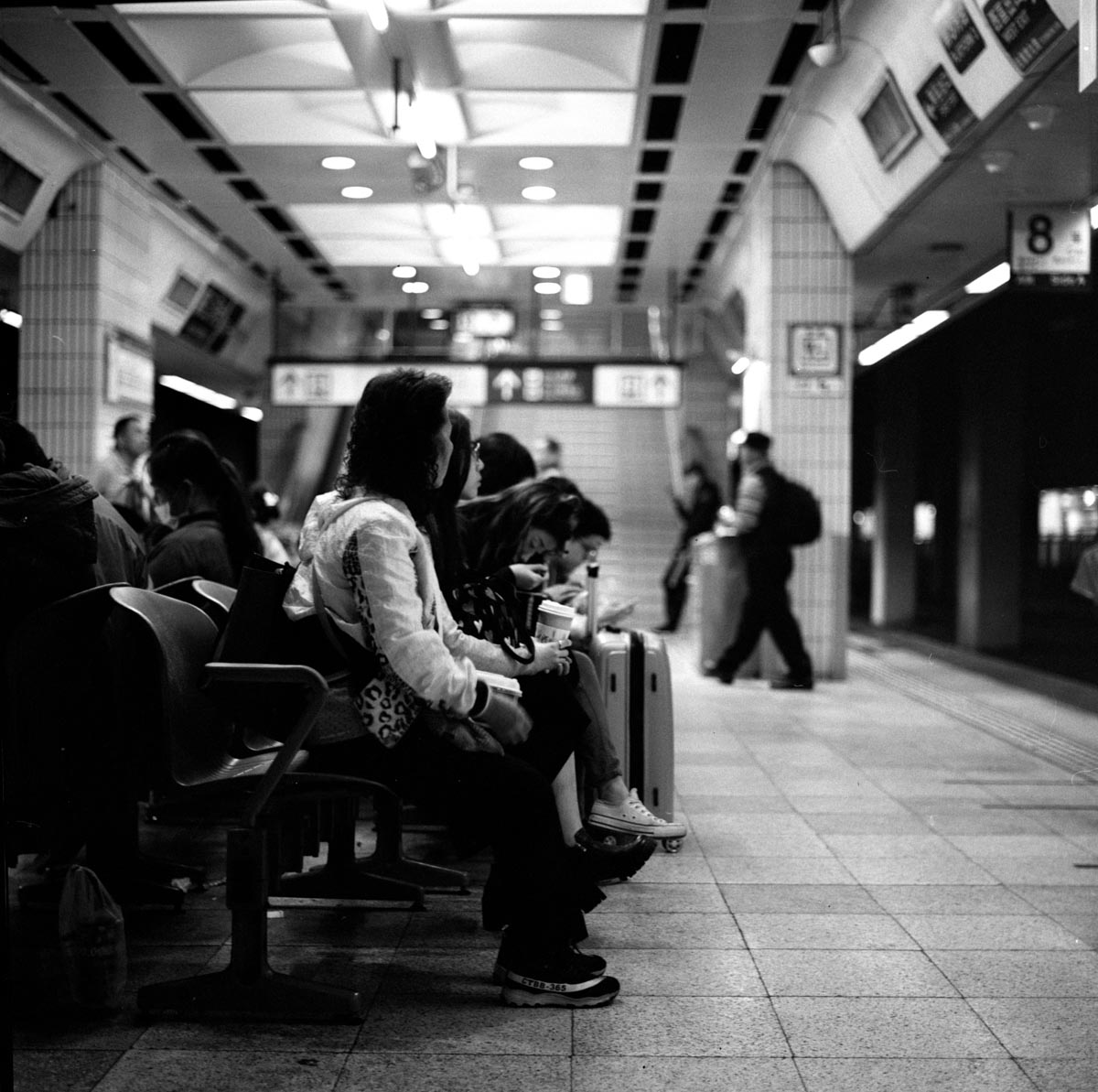 Photography: Waiting time – Shot on Tri-X 400 at EI 800 (120 format)