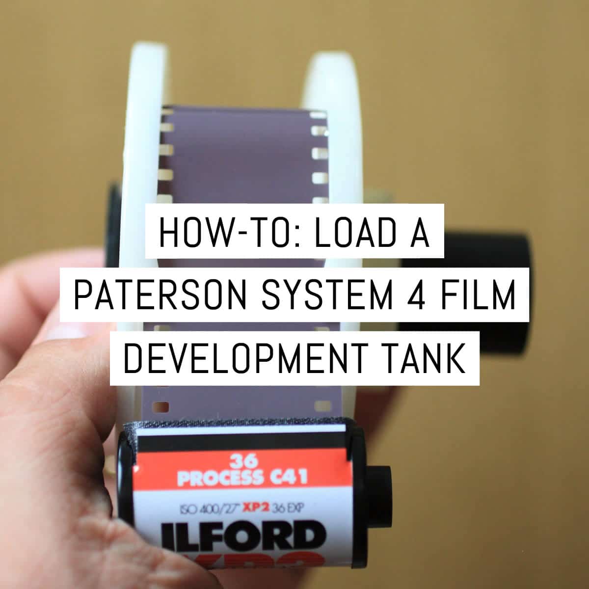 How-to: Load a Paterson System 4 film development tank