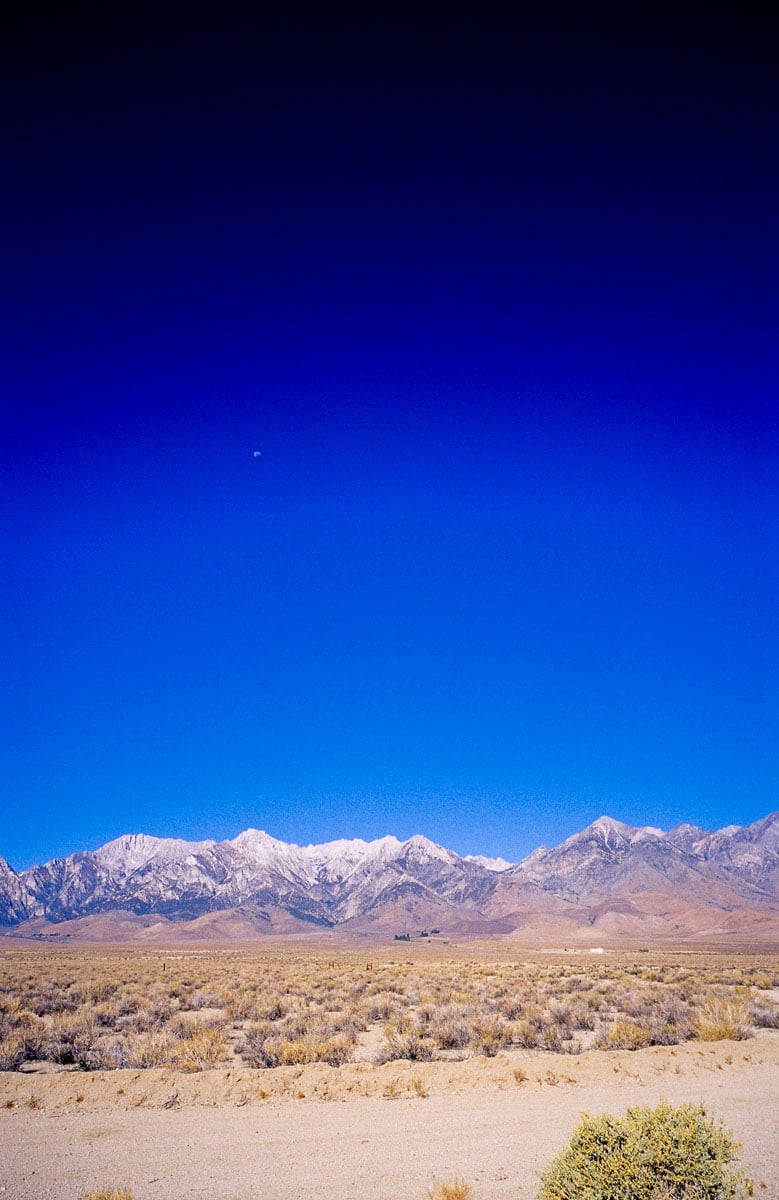 Photography: The moon and the mountains – Shot on Kodak EKTACHROME 100VS (E100VS) at EI 100 (35mm format)