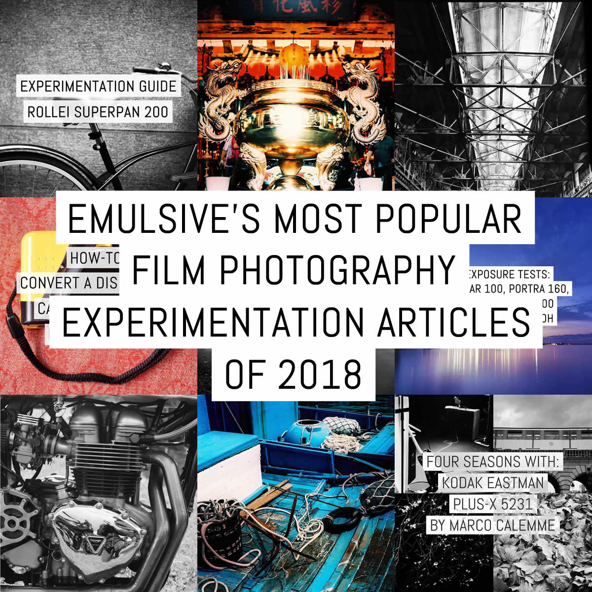 EMULSIVE’s most popular film photography experimentation articles of 2018