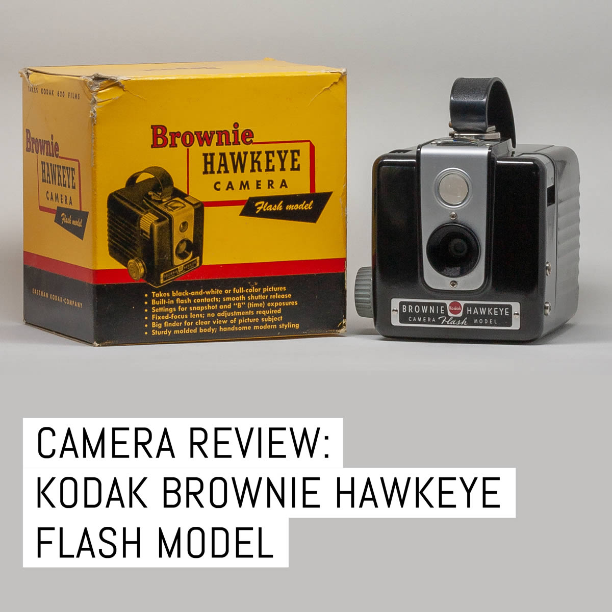 Camera Review: Kodak Brownie Hawkeye, Flash Model