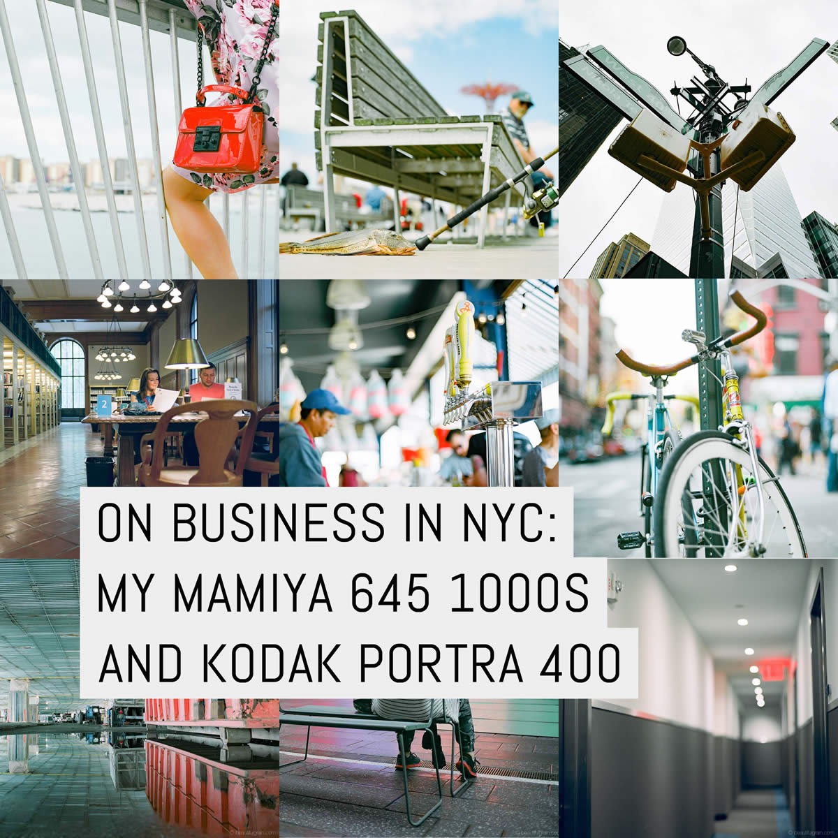 Cover - Photoset, on business in NYC with the Mamiya 645 1000s and Kodak Portra 400