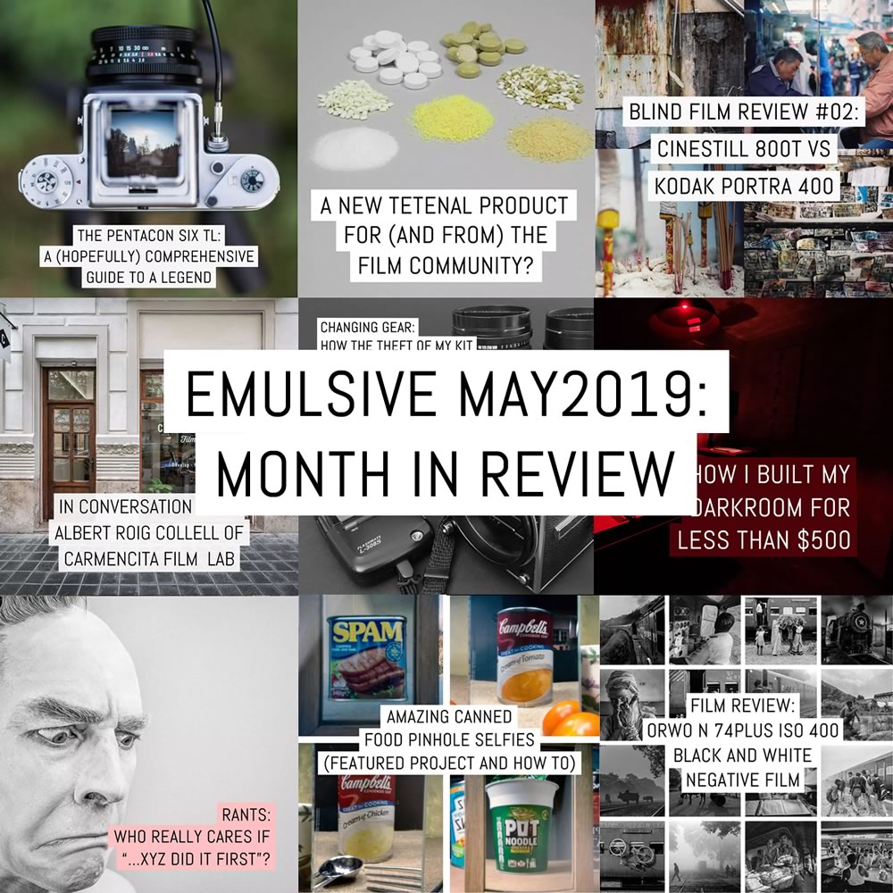 EMULSIVE May 2019: month in review