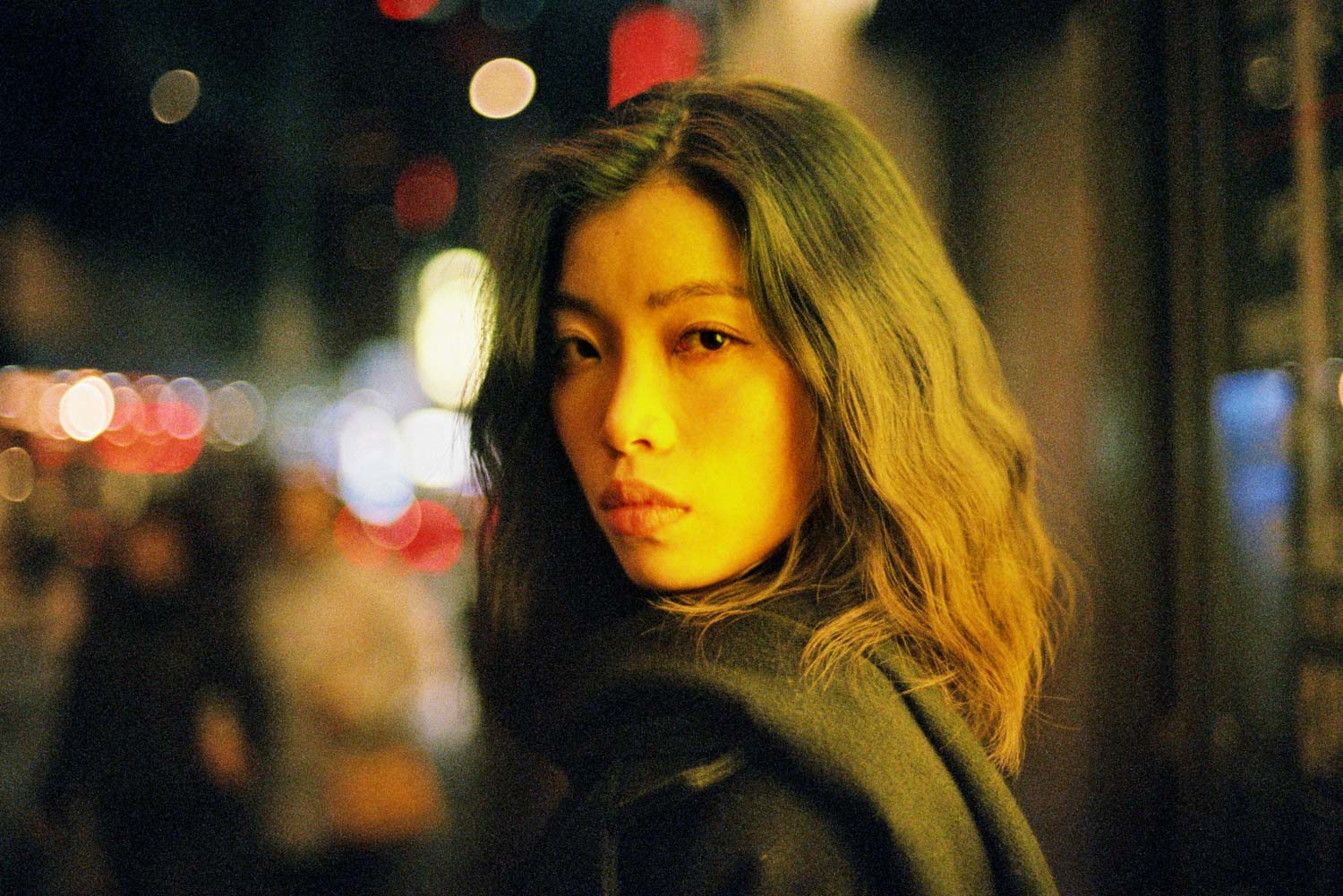 5 Frames… With Fujifilm Natura 1600 at night (EI 1600 / 35mm format / Nikon EM)