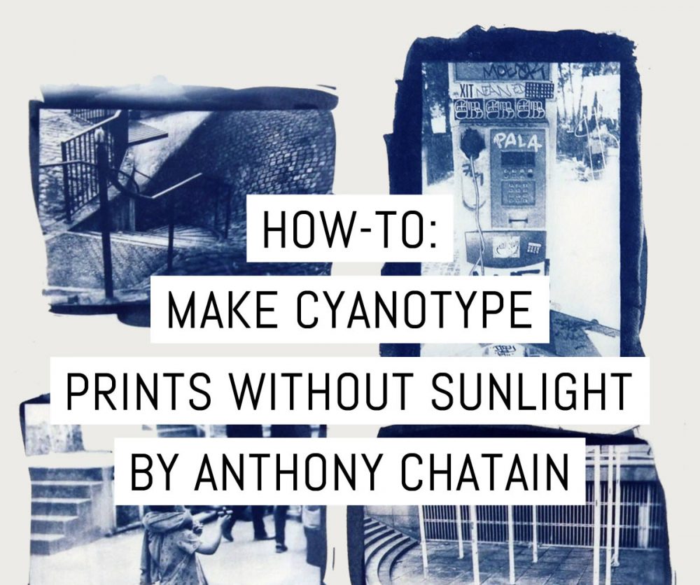 How-to: Make cyanotype prints from analog or digital negatives without sunlight