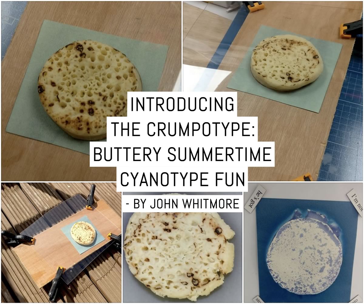 Introducing the Crumpotype : Buttery Summertime cyanotype fun