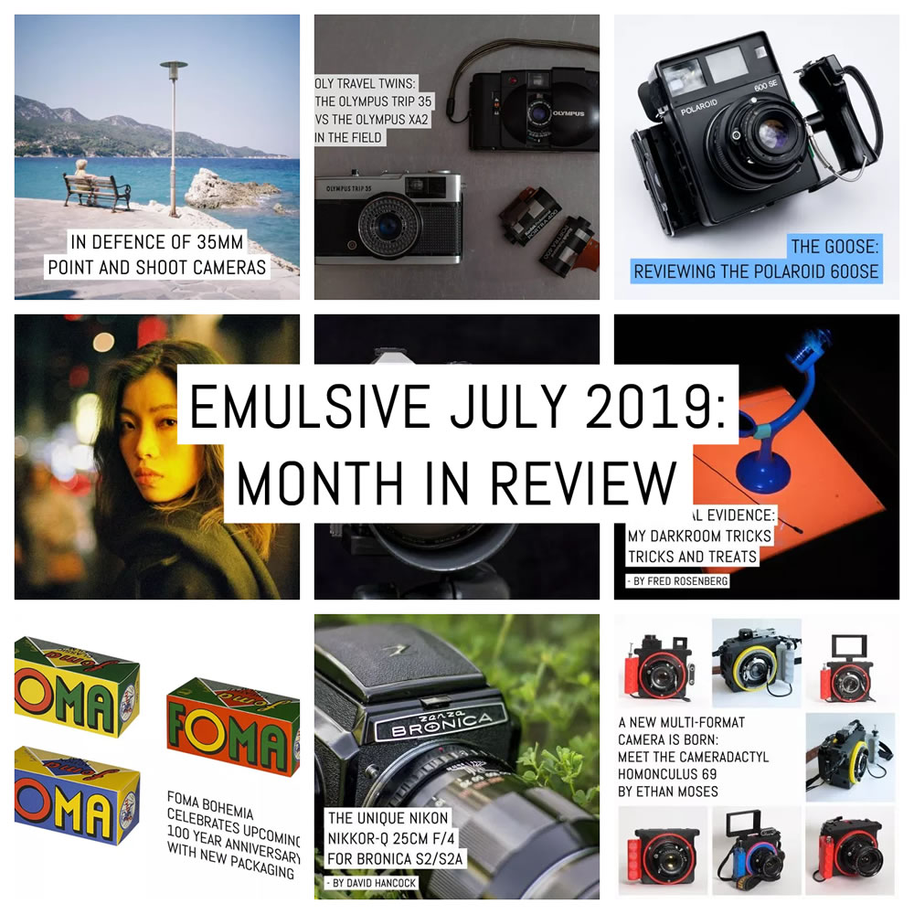 EMULSIVE July 2019: month in review