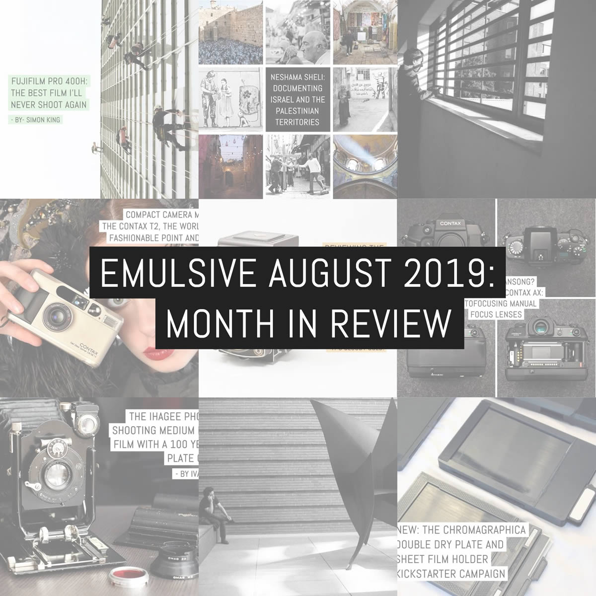 EMULSIVE August 2019: month in review