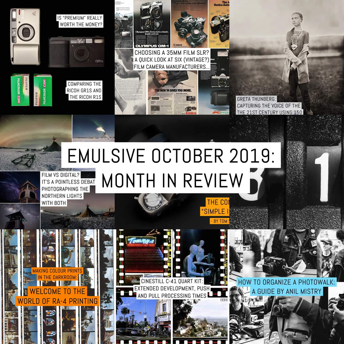 EMULSIVE October 2019: month in review