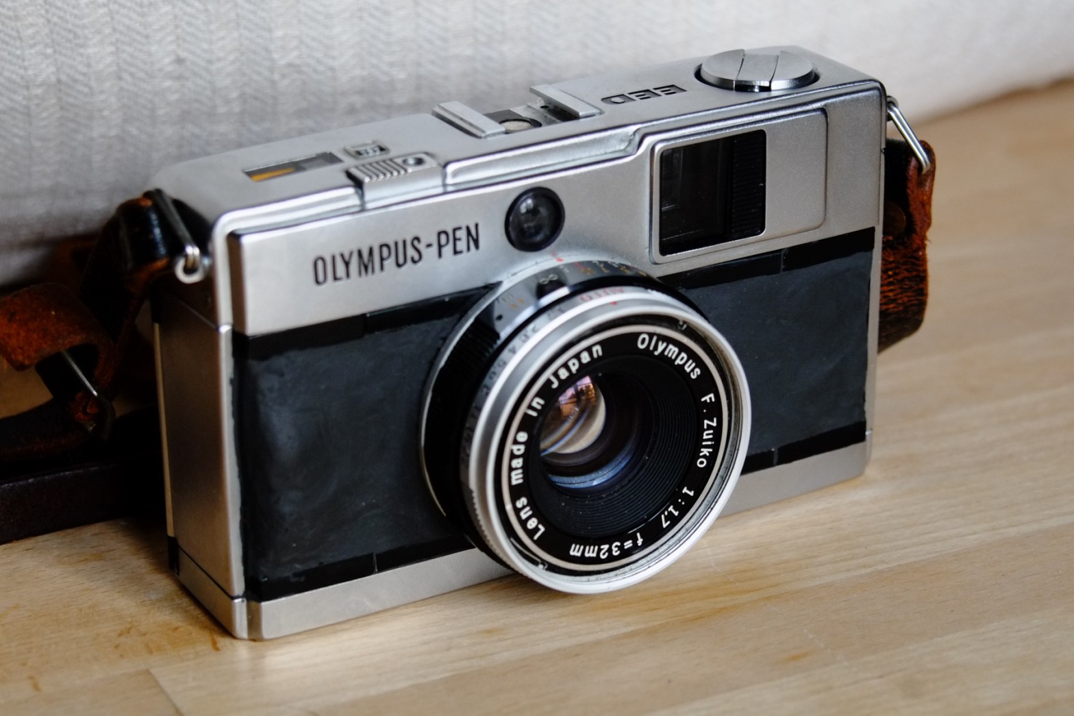 My Olympus Pen EED with F. Zuiko 32mm f/1.7 lens