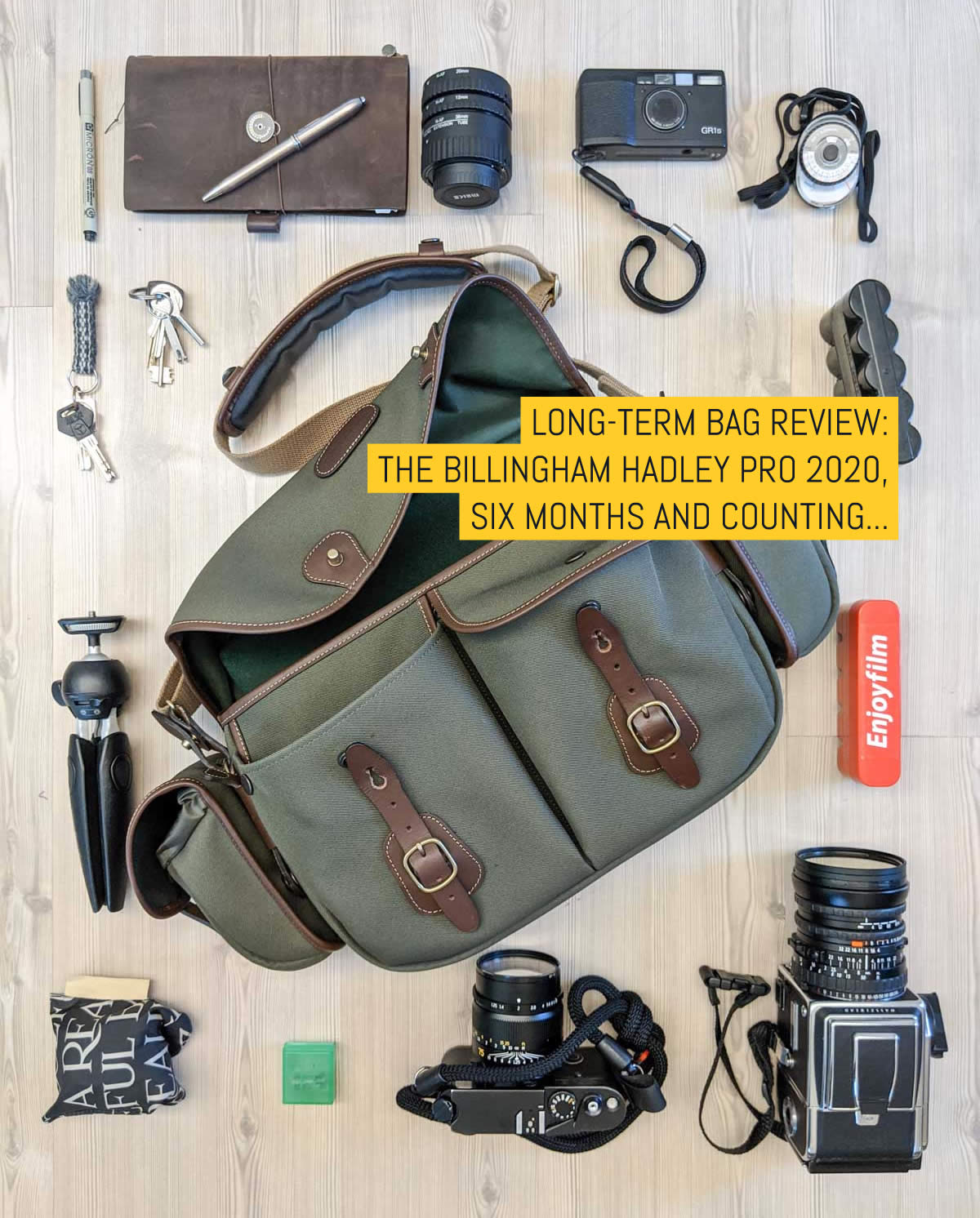 Long-term bag review: The Billingham Hadley Pro 2020, six months and counting…