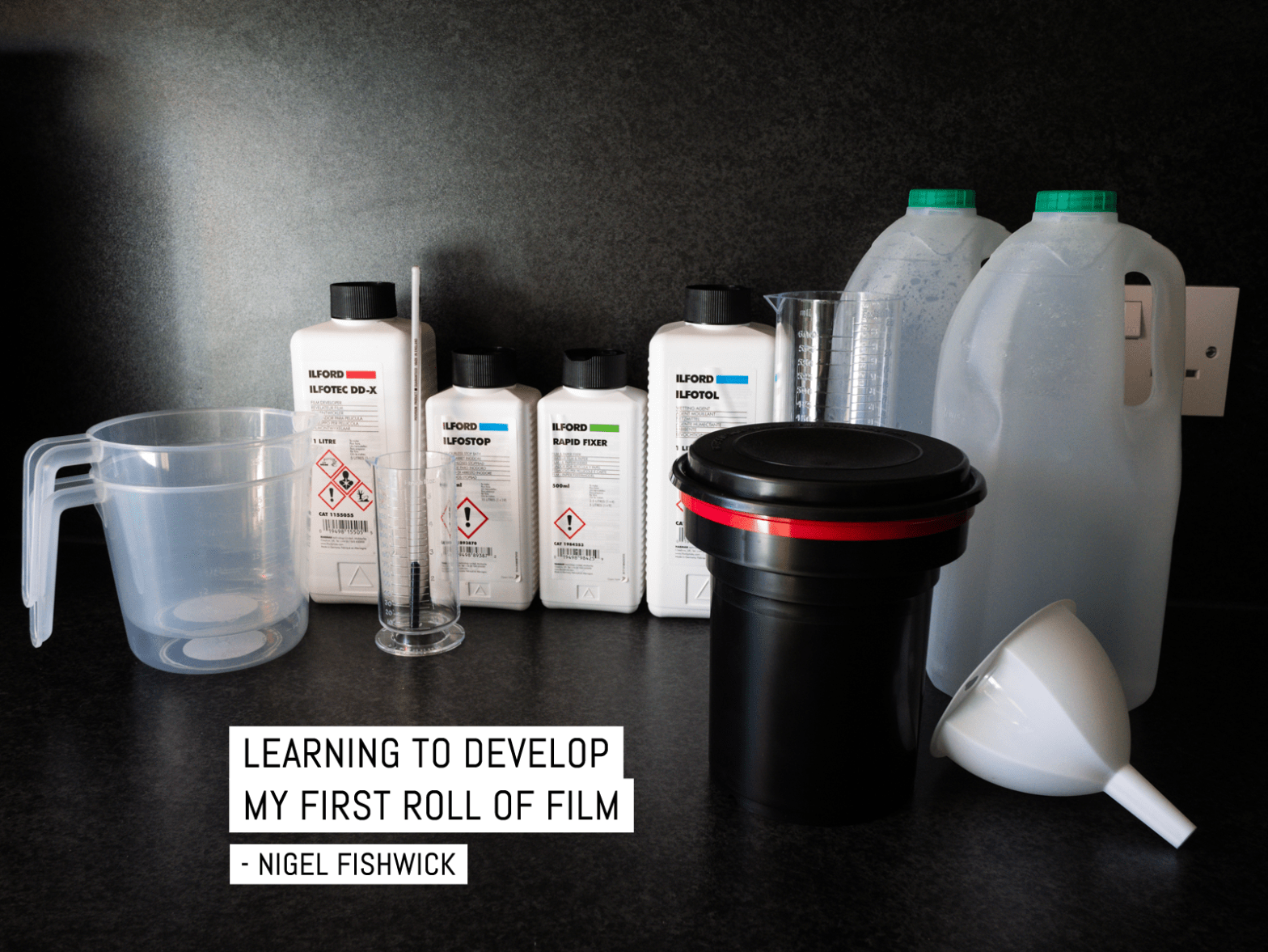 Learning to develop my first roll of film