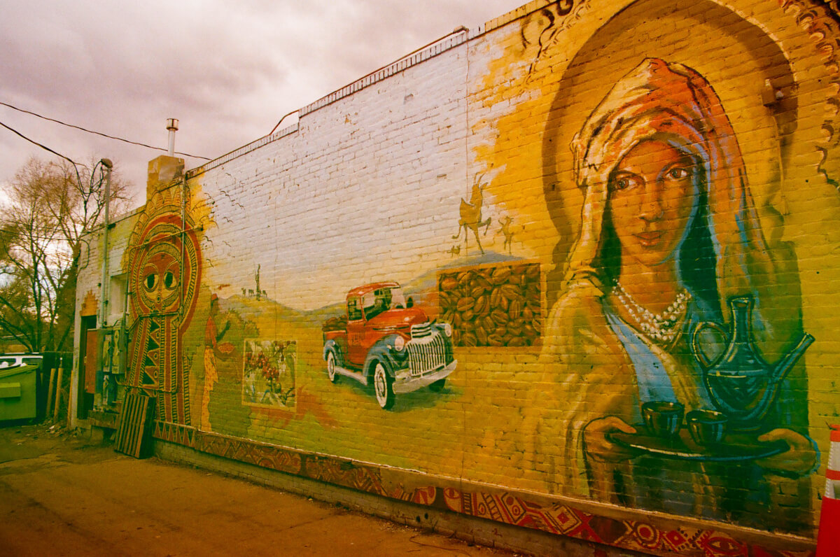 5 Frames of Yodica Polaris 400, (EI 400 / 35mm format / Minolta X-700)