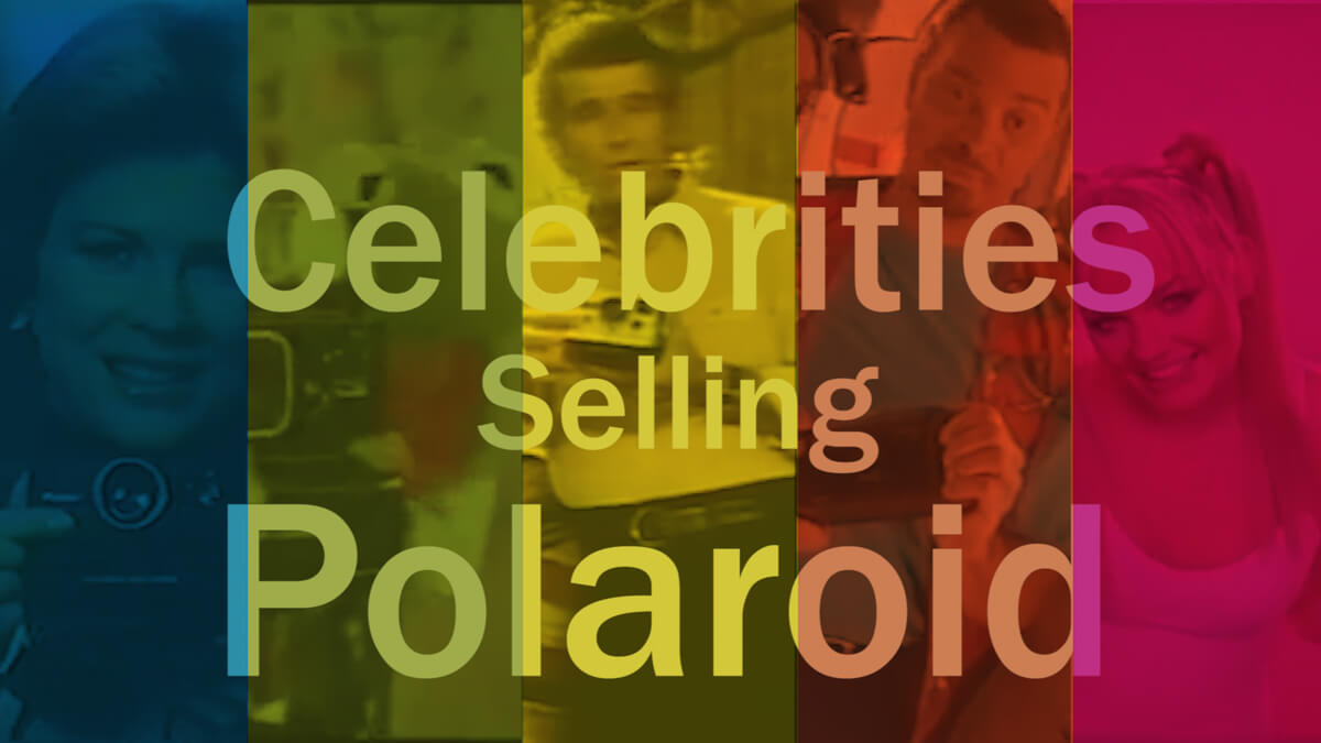 Celebs selling Polaroids in the 1970s, 80s and 90s - by Azriel Knight