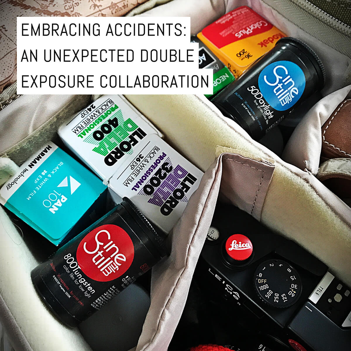 Embracing accidents: An unexpected double exposure collaboration