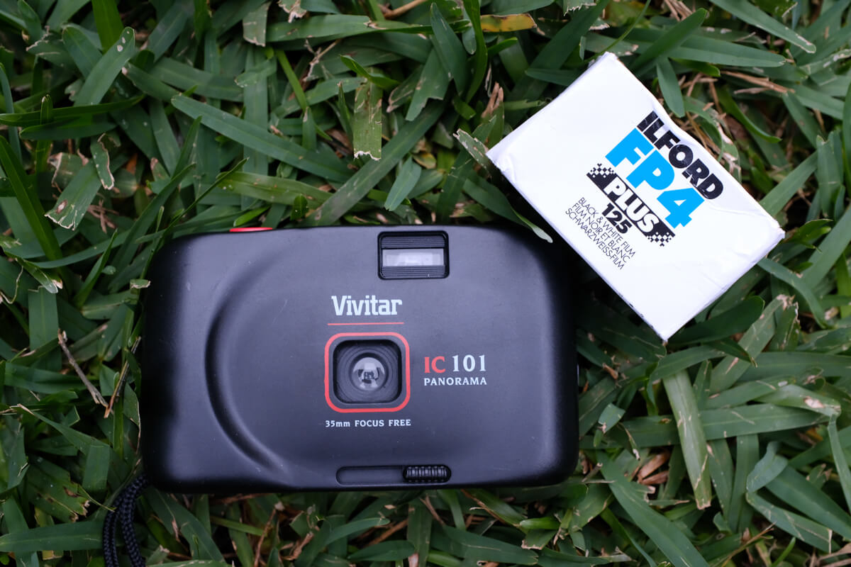 5 Frames… On the “Plastic Craptastic” with ILFORD FP4 PLUS (EI 125 / 35mm format / Vivitar IC101 Panorama)