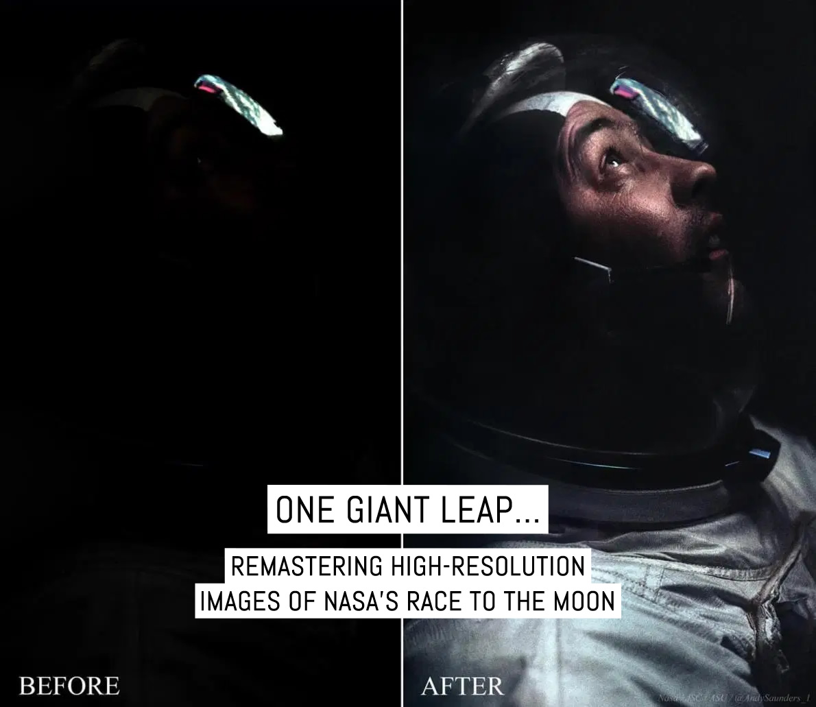 One Giant Leap... Remastering high-resolution images of NASA's race to the Moon
