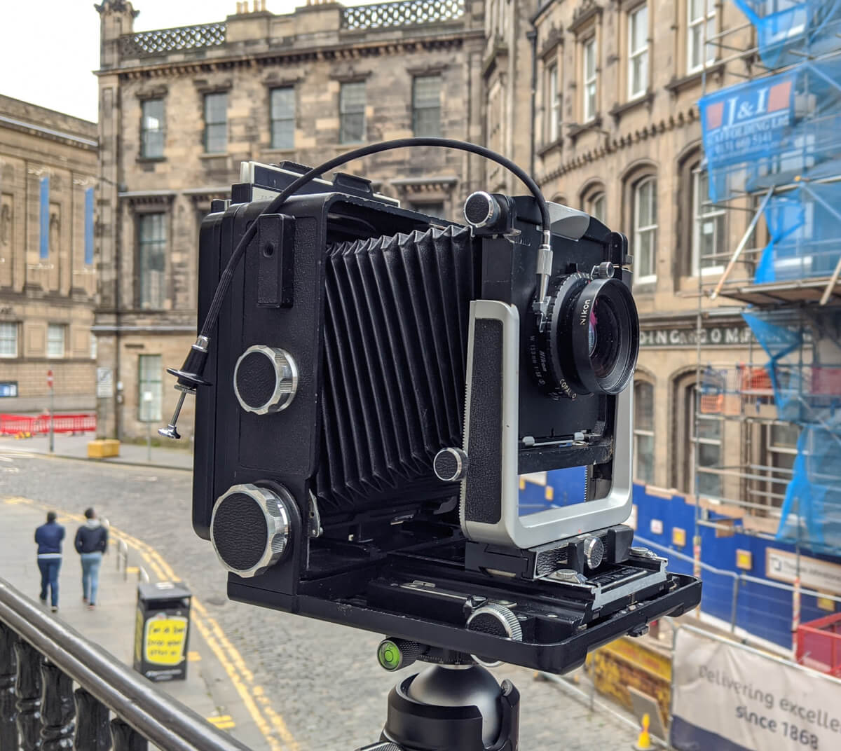 5 Frames… Of Edinburgh and Braemar on an emulsion I rustled up at the weekend (4×5 Format / EI