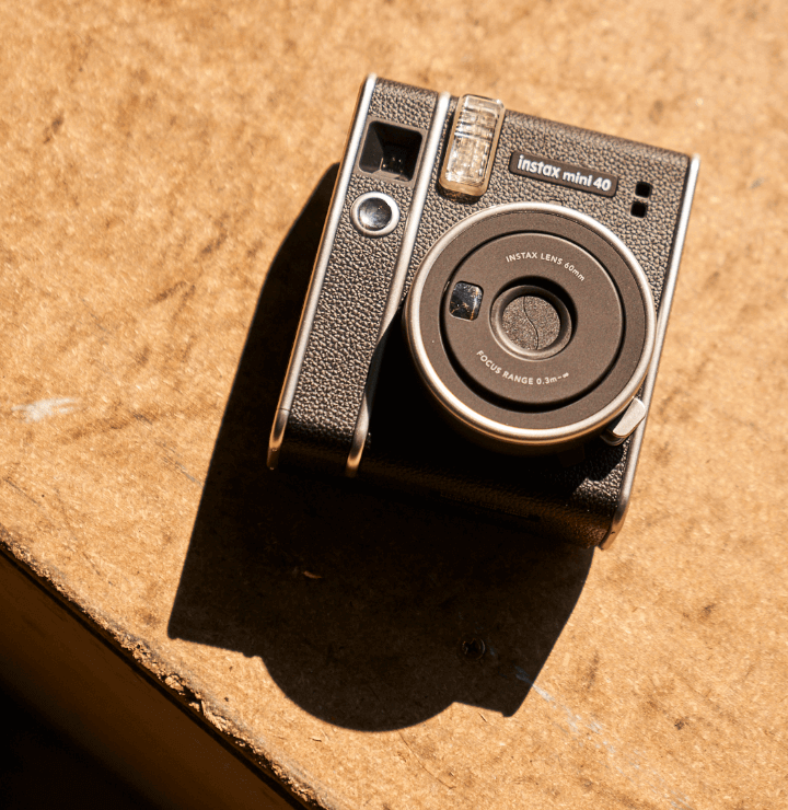 New “contact print” Instax film from Fuji plus another underpowered toy camera, the Instax Mini 40