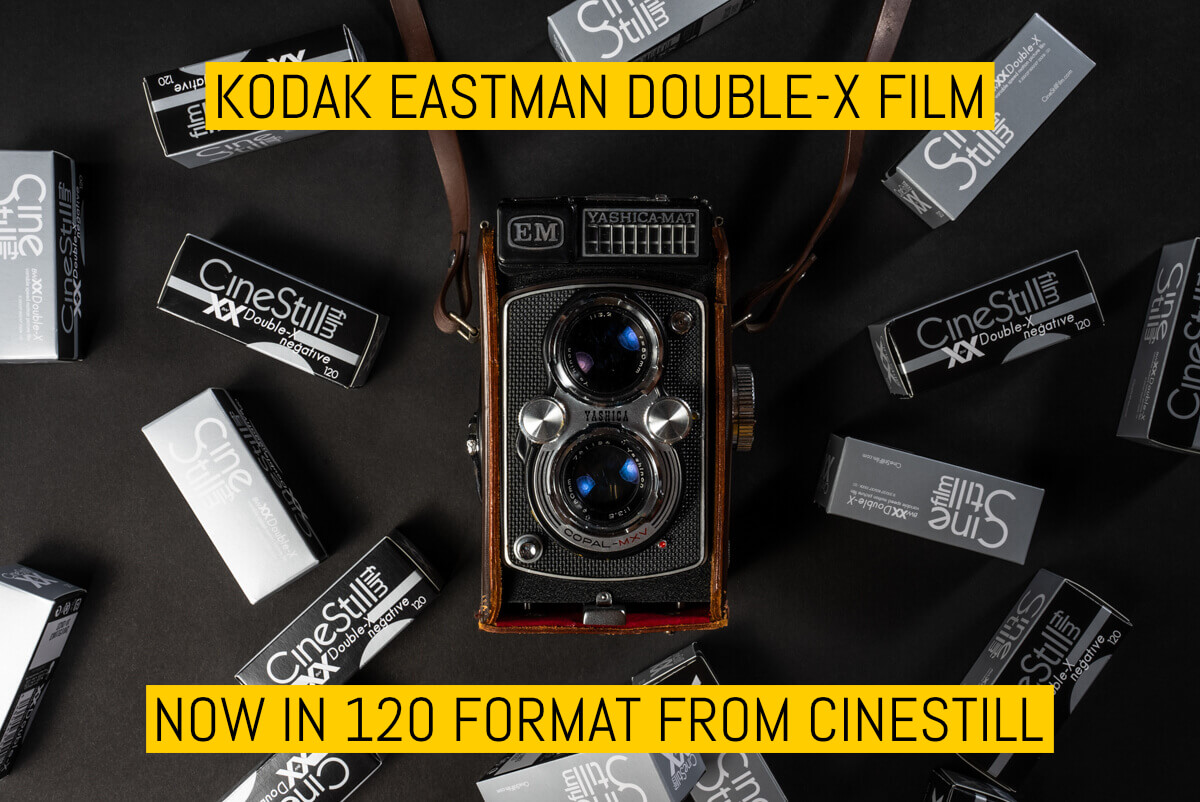 My dream come true: Kodak Eastman Double-X film now in 120 format. Available from CineStill to photographers for the first time in medium format…!